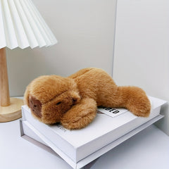 Capybara Plush Toy Soft Stuffed Animal with Funny Belly Up