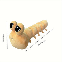 Soft Giant Big-Eyed Worm Plush Toy Stuffed Doll
