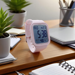 Kids Watch Waterproof Timer Alarm Clock Swimming Watch