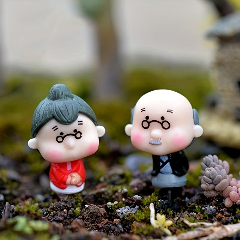 2pcs Fairy Garden Figurines for Magical Landscapes