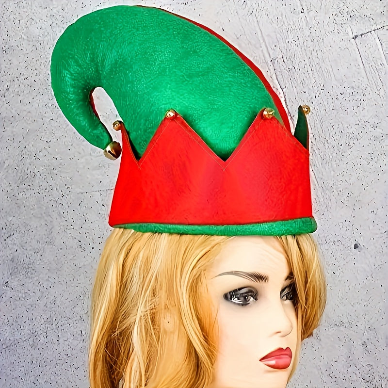 Christmas Elf Decorative Hat Shoes Outdoor Christmas Dress Up Costume