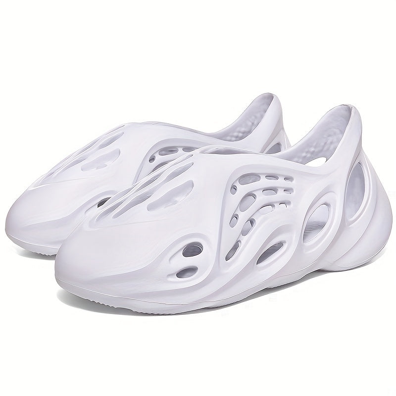 Hollow Out Closed Toe Foam Clogs Slippers Non Slip Beach Sandals