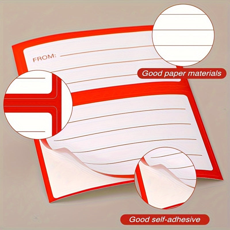 Self Adhesive Mailing Tags - 120 Sheets Blank Address Tags
