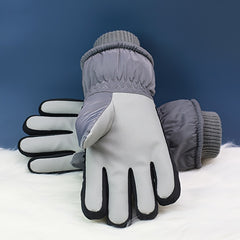 Men's Winter Touch Screen Ski Gloves Thick Warm Windproof & Waterproof
