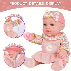 Realistic Baby Doll Set with Accessories for Kids