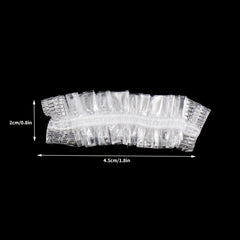 100 PCS Clear Ear Covers Waterproof Disposable Shower Ear Protector