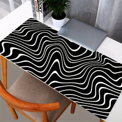 Topographic Map Mouse Pad Non Slip Gamer Keyboard Mat