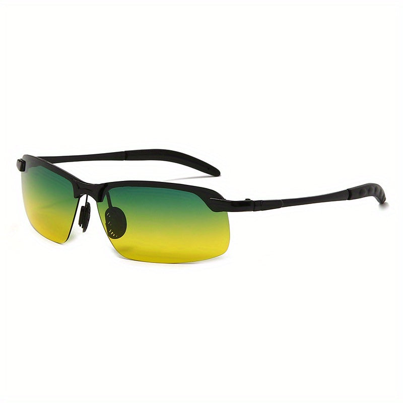 Men's Night Vision Polarized Driving Sunglasses Yellow Lens UV Protection