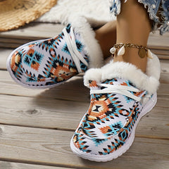 Women's Cow Print Walking Shoes Casual Low Top Sport Shoes