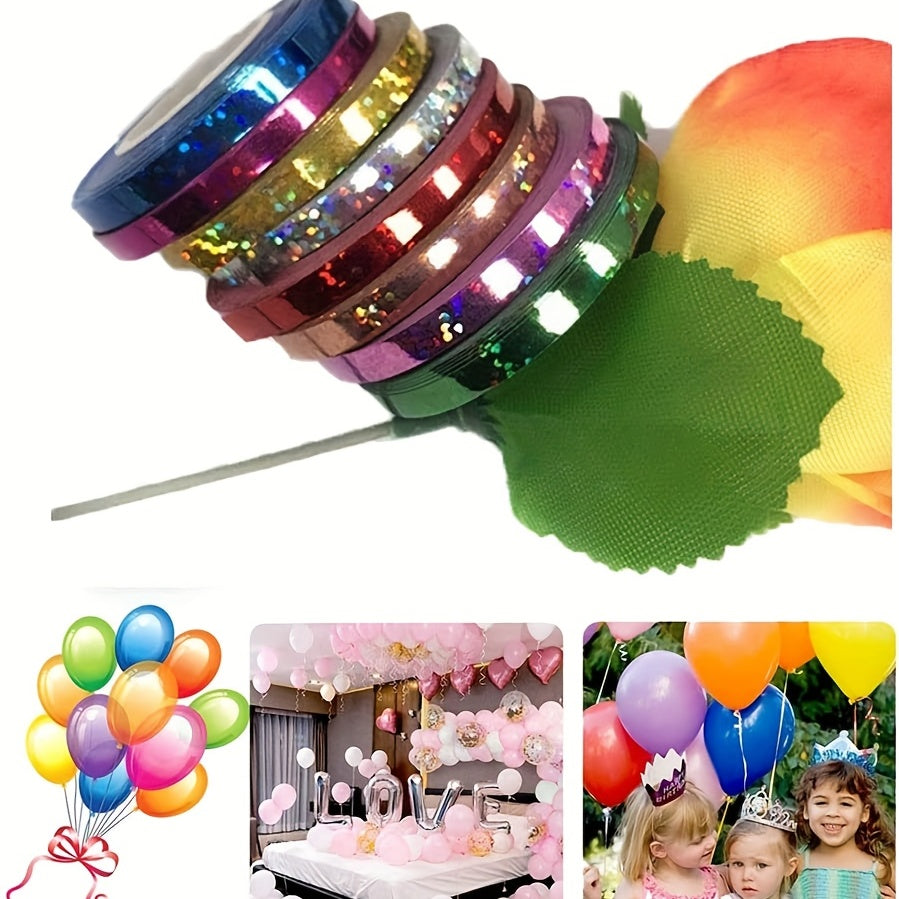 8 Rolls 10m Balloon Curling Ribbon String Roll Wedding Birthday Party Art Craft