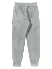 Casual Letter Print Cargo Pants Men's Joggers
