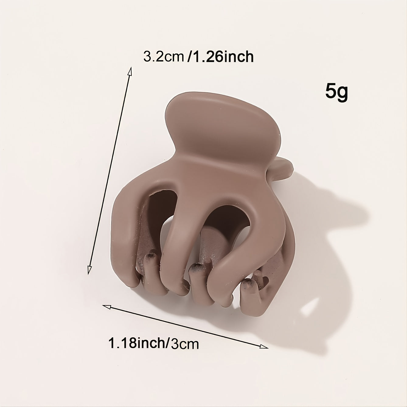 6pcs Mini Hair Claw Plastic Girls Hairpin Hair Clip Small Hair Claw