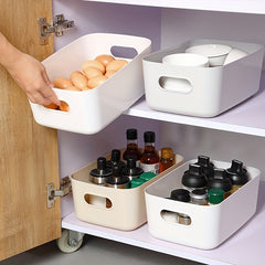Plastic Storage Basket Minimalist Home Desktop Bathroom Supplies Box