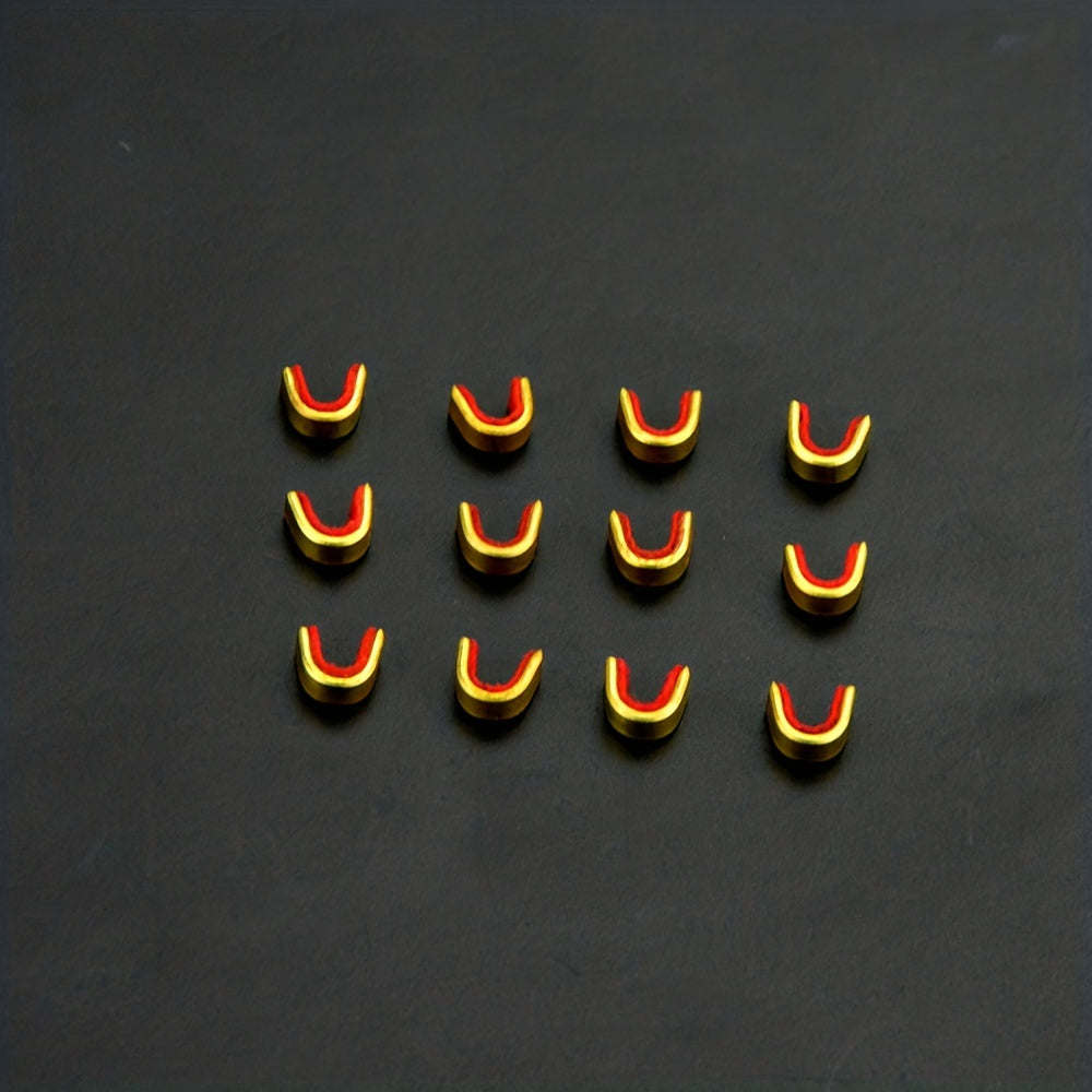 10pcs Bow String Brass Nock Points Archery Accessory
