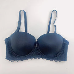  Lace Trim Underwired Push Up Multiway Bra