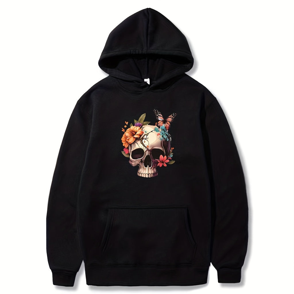 Skull Style Iron On Heat Transfer Film Patch For Men