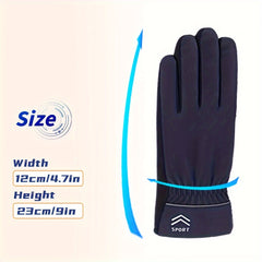 Unisex Thermal Winter Gloves With Touch Screen for Cycling Running Driving
