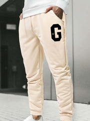 Men's Drawstring Sweatpants Loose Casual Jogger Pants