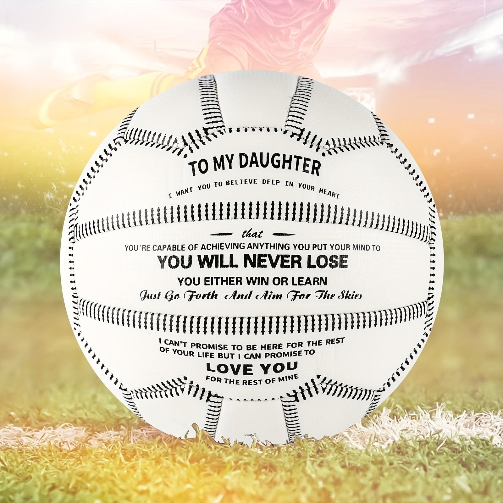 Size 5 Indoor/Outdoor Soccer Ball for Your Daughter