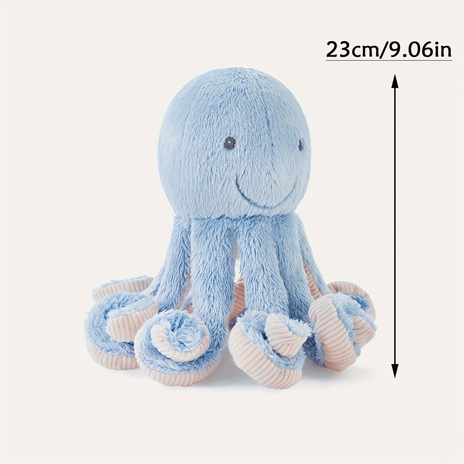 Festive Octopus Plush Toy Smile Soft Fluffy Stuffed Animal Perfect Chri...
