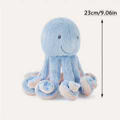 Festive Octopus Plush Toy Smile Soft Fluffy Stuffed Animal Perfect Chri...