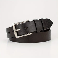 Men's Retro Two Layer Cowhide Leather Belt
