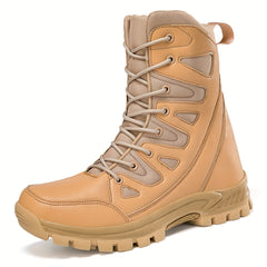 Men's High Top Tactical Work Boots Non Slip Durable Outdoor Hiking Boots
