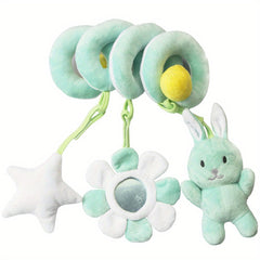 Baby Spiral Hanging Stroller and Car Seat Toys High Contrast Sensory Toy