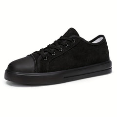 Men's Lace-up Canvas Skate Shoes Outdoor Walking Sneakers