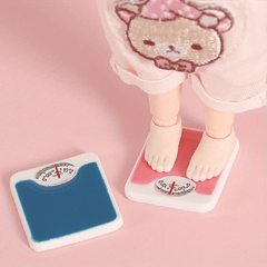 2pcs 1:12 Dollhouse Weighing Scales Colorful Dials ABS Furniture for Doll Deco