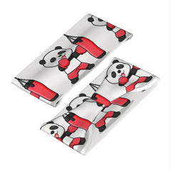 Panda Boxing Gym Headband Unisex Sweat Wicking Polyester Accessory