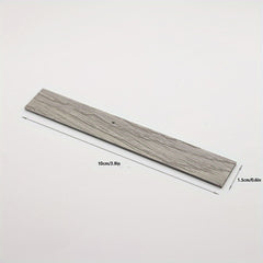 20pcs Fishbone Wood Grain Floor Tiles for Dollhouse Diorama Model