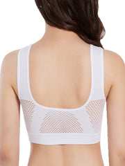 3pcs Wireless Sports Bras Comfortable & Breathable Workout Tank Bra
