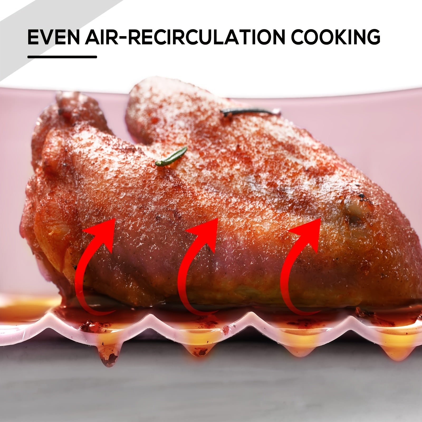 1pc Reusable Silicone Air Fryer Square Liners 4 8QT Easy Cleaning Heat Resistant