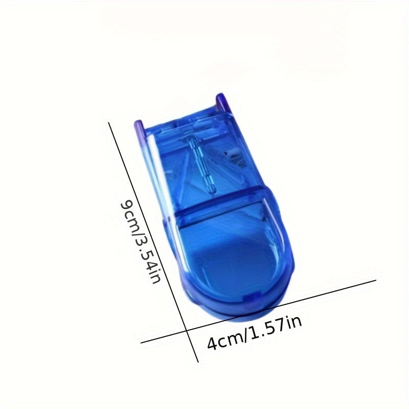 Health Management Pill Cutter with Compartment
