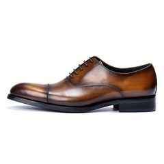 Men's Lace Up Oxford Shoes Non Slip Formal Shoes For Wedding