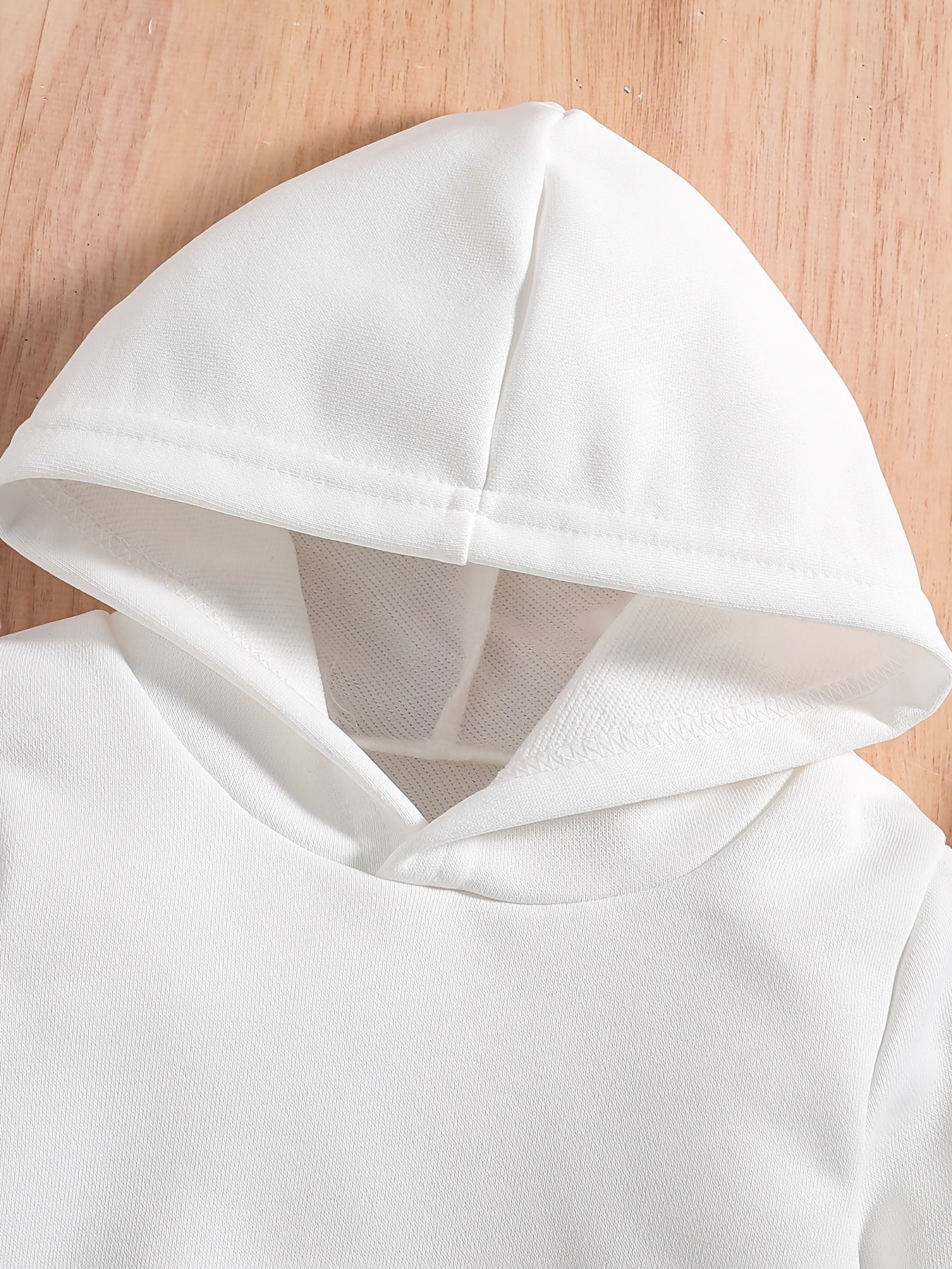 Dino Kindergarten Print Baby Boys Hooded Sweatshirt