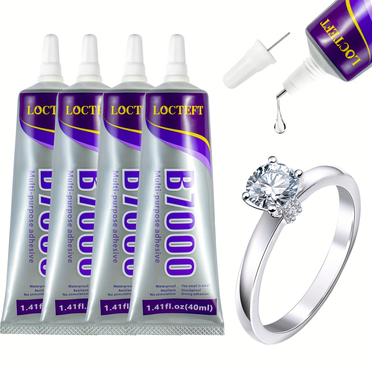 40ml B 7000 Transparent Glue for Diamond Crafts Jewelry Bead Adhesives
