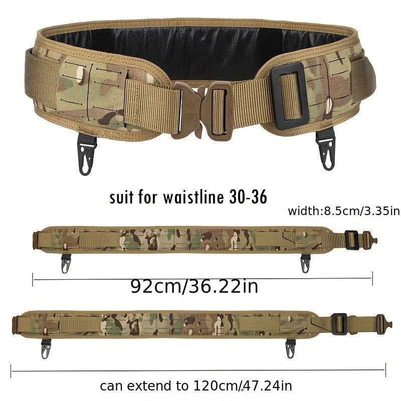 Outdoor Men's Multifunctional Belt Long And 8 Wide