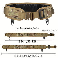 Outdoor Men's Multifunctional Belt Long And 8 Wide
