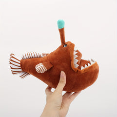 11.81in Melanocetus Johnsonii Plush Toy Stuffed Fish Doll