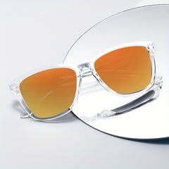Square Driving Cycling Sun Glasses Unsex Jelly Outdoor Travel Sports Glasses