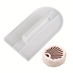 4pcs Cake Cream Scraper with Handle Cake Decoration Smoother