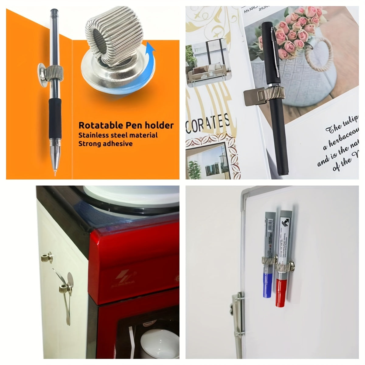 Metal Pen Insert with Strong Magnetism and 360 Rotation