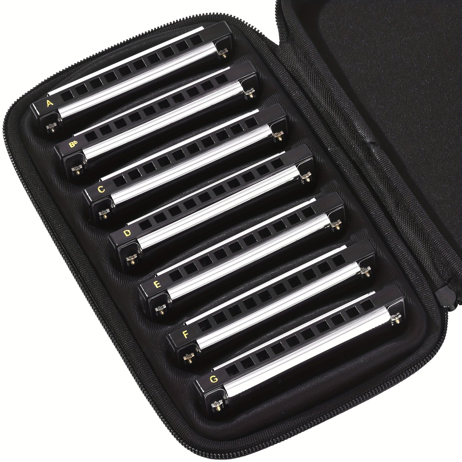 JDR Harmonica Set Key C D E F G A Bb 10 Holes 20 Tones Diatonic Mouth Organ
