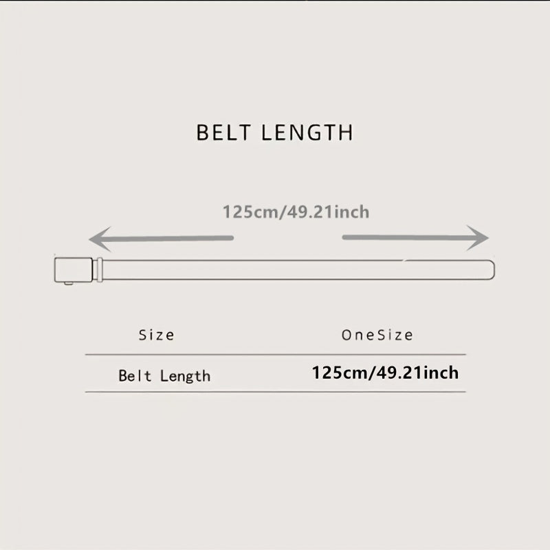 Leather Automatic Belt Buckle Men's Business Casual Jeans Accessories