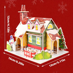 3D Jigsaw Puzzle Model Assembled House Room DIY Christmas Halloween Gift
