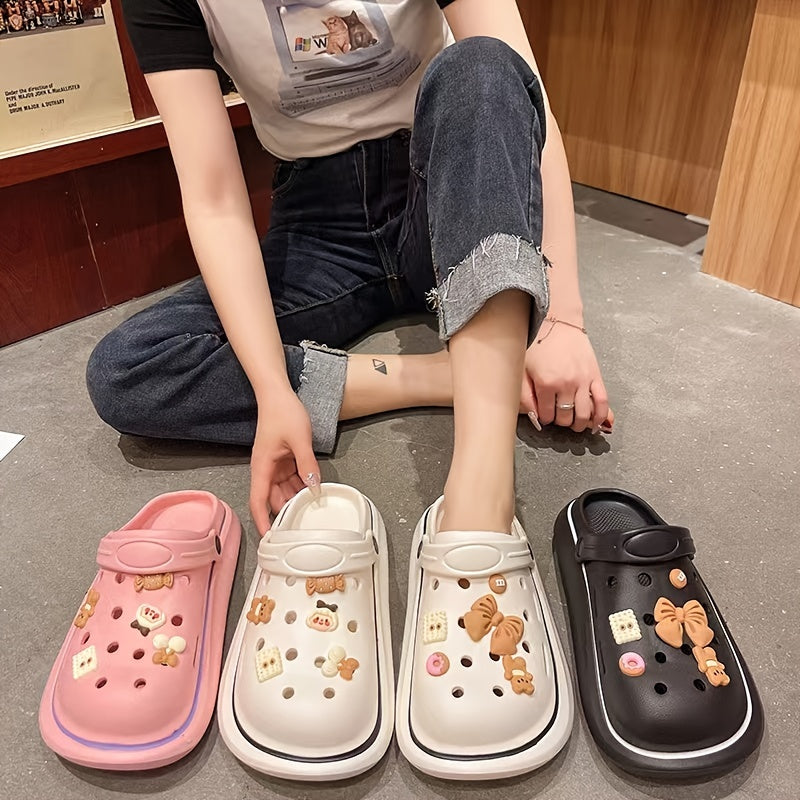 Women's Cartoon Clogs Hollow Out Non slip Slippers