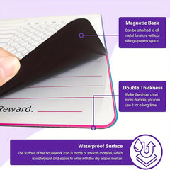 Magnetic Chore Chart for Students - Dry Erase Behavior & Reward Chart