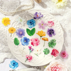 6 Packs Watercolor Plant Floral Stickers - 360 Sheets
